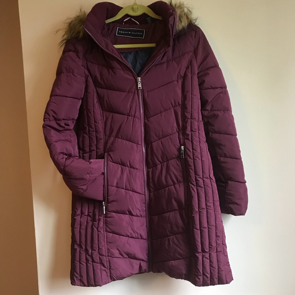 Tommy Hilfiger jacket long puffer medium